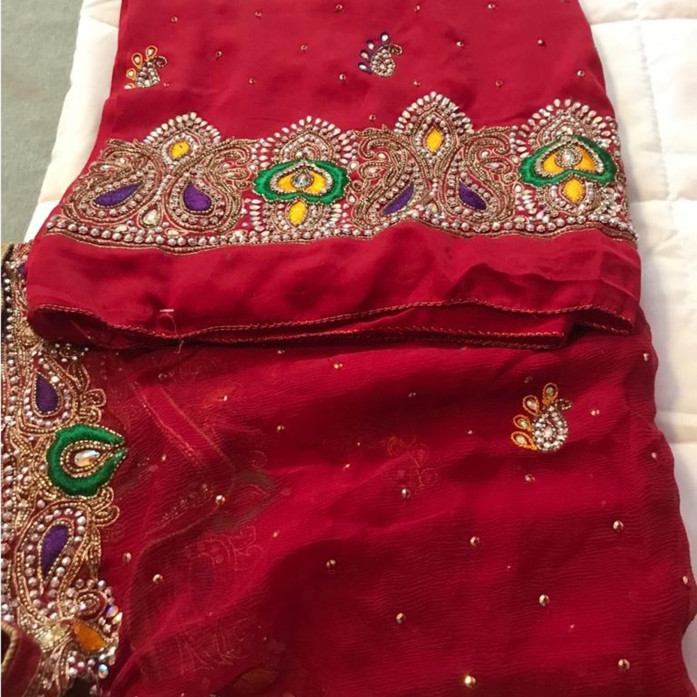 Gorgeous Red Saree